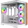 Thermaltake View 380 WS ARGB torre Midi blanca