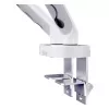 Soporte de monitor DIGITUS Dual Design para 2 pantallas de 35 pulgadas, pinza, 2×10 kg, VESA 75–100, inclinable -45–90°