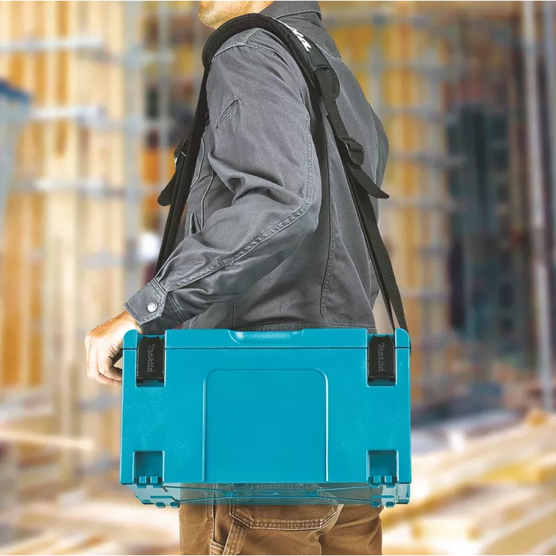 Makita MAKPAC nevera portátil aislada, tamaño 4, 18 l, azul (198253-4)