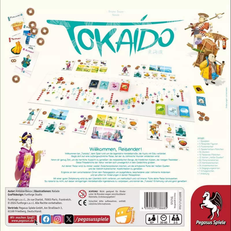 Tokaido 10th Anniversary Edition, juego de mesa
