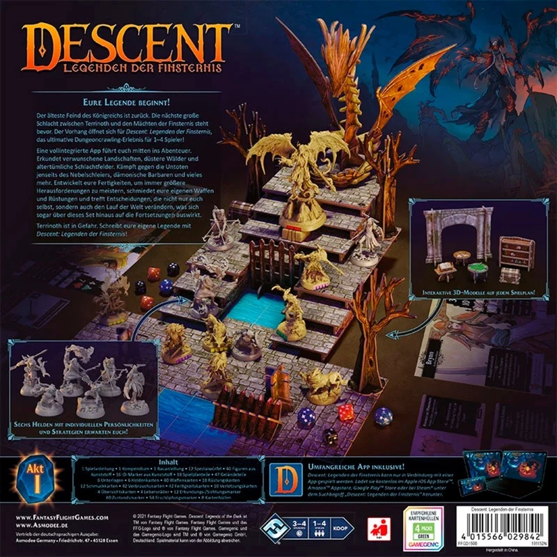 Juego de mesa Asmodee FFGD1500 — juego de rol, edad recomendada 14+