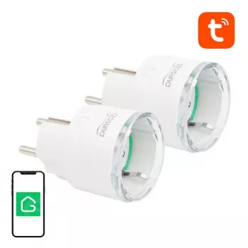 Enchufe inteligente WiFi Gosund SP111 3680W 16A, Tuya pack de 2