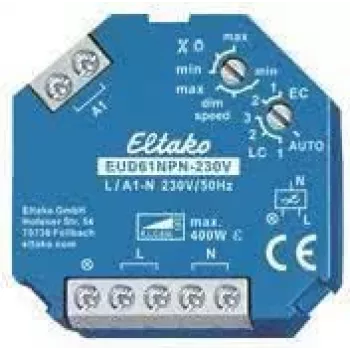 Regulador de intensidad Eltako EUD61NPN-230V 230 V Power MOSFET para control de iluminación