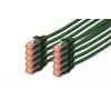 DIGITUS CAT 6 S/FTP juego de cables de conexión DK-1644-010-G-10, 1 m, verde, 10 uds.