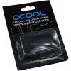 Terminal de conexión Alphacool HF TEE en T redondo G1/4 - Deep Black (17030)
