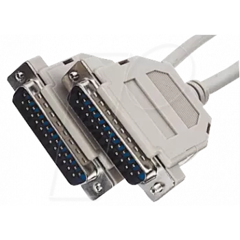 Cable D-SUB ShiverPeaks 25 polos conector macho a macho, 7 m de longitud