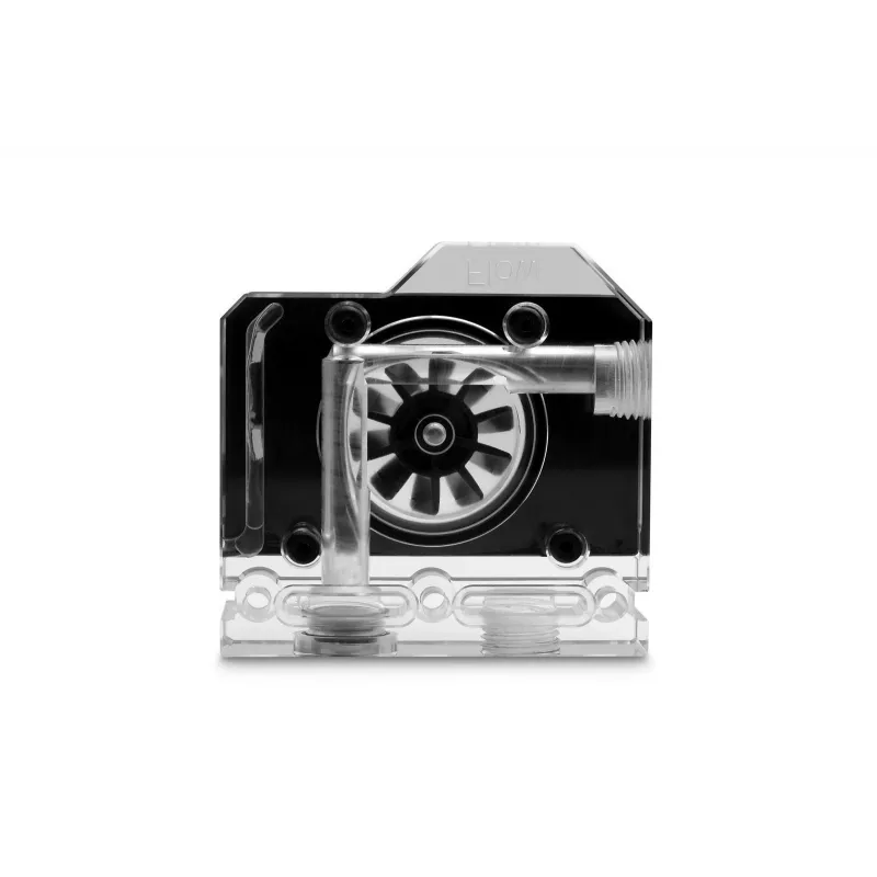 Indicador de caudal EK Water Blocks negro transparente 1/4