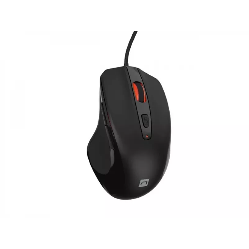 Ratón óptico con cable NATEC NMY-2047 USB Type-A, 4000 DPI, 6 botones, diestro, retroiluminación