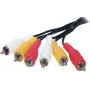 Cable de audio RCA ShiverPeaks 40150-2.5 — 3 conectores RCA, 2,5 m de longitud