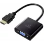 Adaptador de cable Renkforce RF-4531578 HDMI VGA - 3,5 mm Negro (RF-4531578)