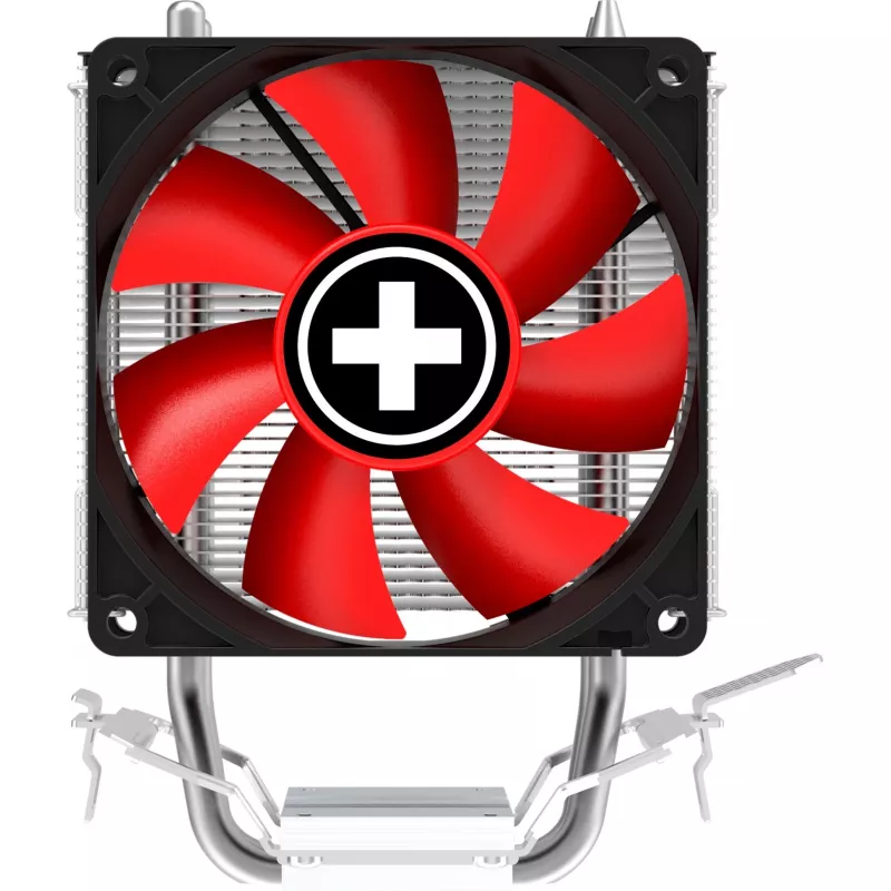 Disipador de CPU Xilence A402 9,2 cm negro, rojo, plata
