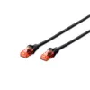 Cable de red Digitus CAT 6 U/UTP RJ-45 Cat6 2m negro