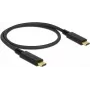 Cable USB DeLOCK 83043 USB 2.0 0,5 m USB-C negro