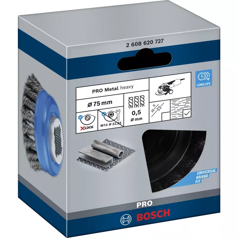 Cepillo de vaso accesorio para amoladora angular Bosch 2 608 620 727