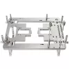 Caja de banco de pruebas mini Streacom BC1 Mini V2 plata — marco compacto de estructura abierta