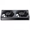 Ventilador de caja ARGB PWM 120mmx2, Jonsbo ZA-240 Infinity Mirror 240mm negro