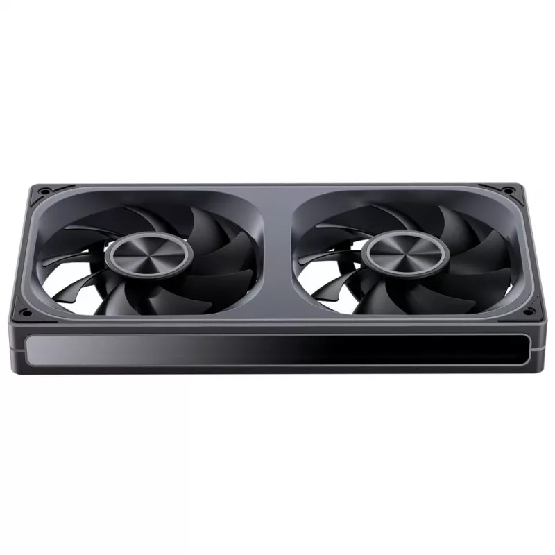 Ventilador de caja ARGB PWM 120mmx2, Jonsbo ZA-240 Infinity Mirror 240mm negro