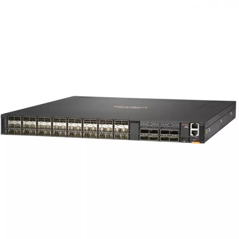 HPE - Serie Aruba - Switch - 8325-48Y8C - L3 - gestionado - 48 x 10/25 Gigabit SFP+ / SFP28 + 8 x 40/100 Gigabit QSFP+ / QSFP28 Flujo de aire de delante hacia