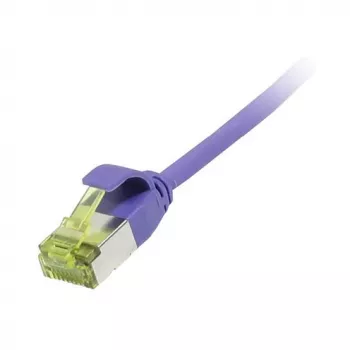 Cable de red RJ45, CAT6A 500M, 3 m, lila, U/FTP, Slimline redondo d=3,8 mm, TPE/LSZH (Superflex), AWG32, con cable Cat.7, Synergy 21 (S217396V3)