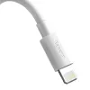 Cable para móvil Baseus TZCALZJ-02 blanco 1,5 m USB A Lightning