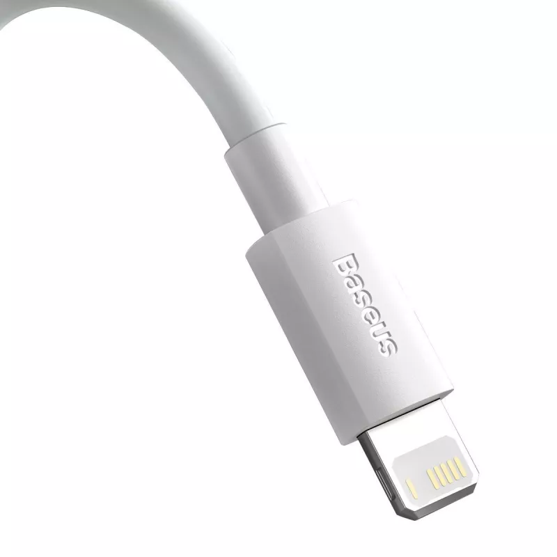 Cable para móvil Baseus TZCALZJ-02 blanco 1,5 m USB A Lightning