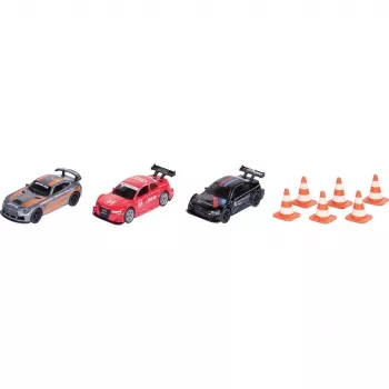 Set de regalo Siku Rennen, set de vehículos y vías, 3 años, plástico, metal, multicolor