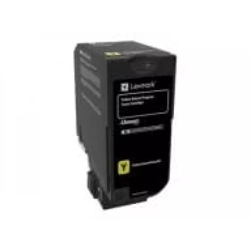 Lexmark 74C20Y0 cartucho de tóner, amarillo, 3000 páginas