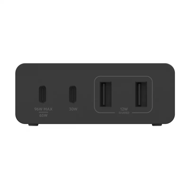 Cargador Belkin WCH010vfBK Interior AC Carga rápida 2 USB Type-C Negro