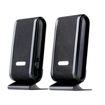 Altavoz 2+0 Quanto Negro USB