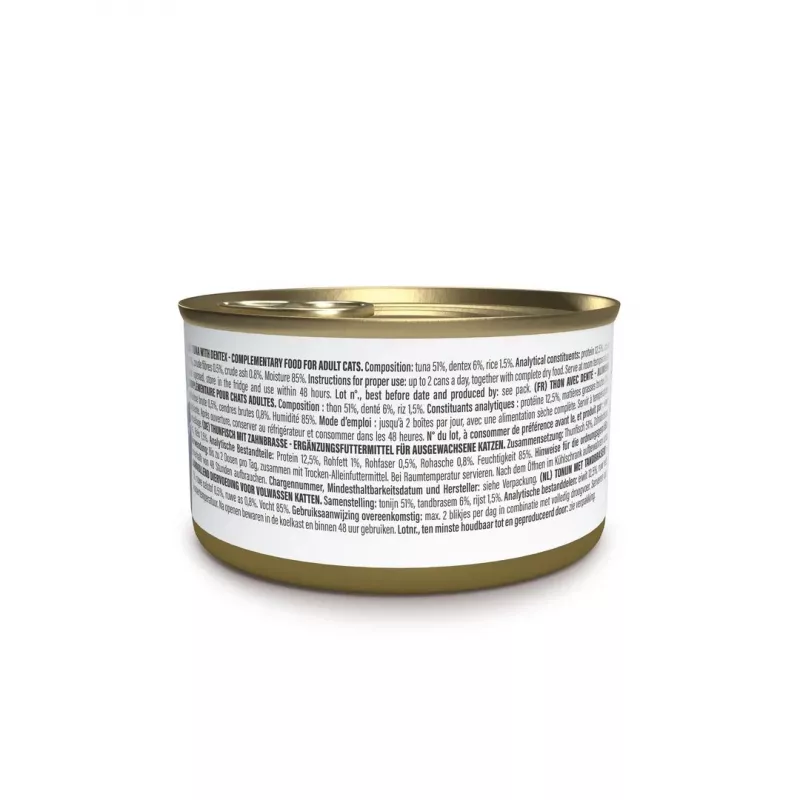 Schesir Oceanic Adult comida húmeda para gatos con atún y dentón, 70 g