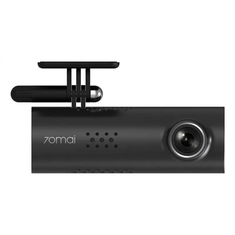 Dashcam 70mai M200, 1080p Full HD 1920×1080, H.265, 60 fps, batería 300 mAh, Wi-Fi, microSD hasta 128 GB, apertura f/1.8, negra