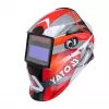 Yato YT-73921 careta de soldar con oscurecimiento automático, negro/rojo/plata