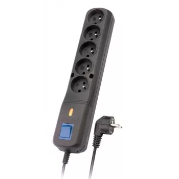 Lestar 5w Lv-530wa, protección contra sobretensiones, 1,5 m, Negro Lv-530w G-a K. Cz 1,5m
