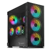 Caja de PC SAVIO Raptor X1 ARGB cristal/malla negra