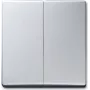 BUSCH-JAEGER Serie de teclas 2105-33 AW44 plata aluminio 2105-33 (2105-33)