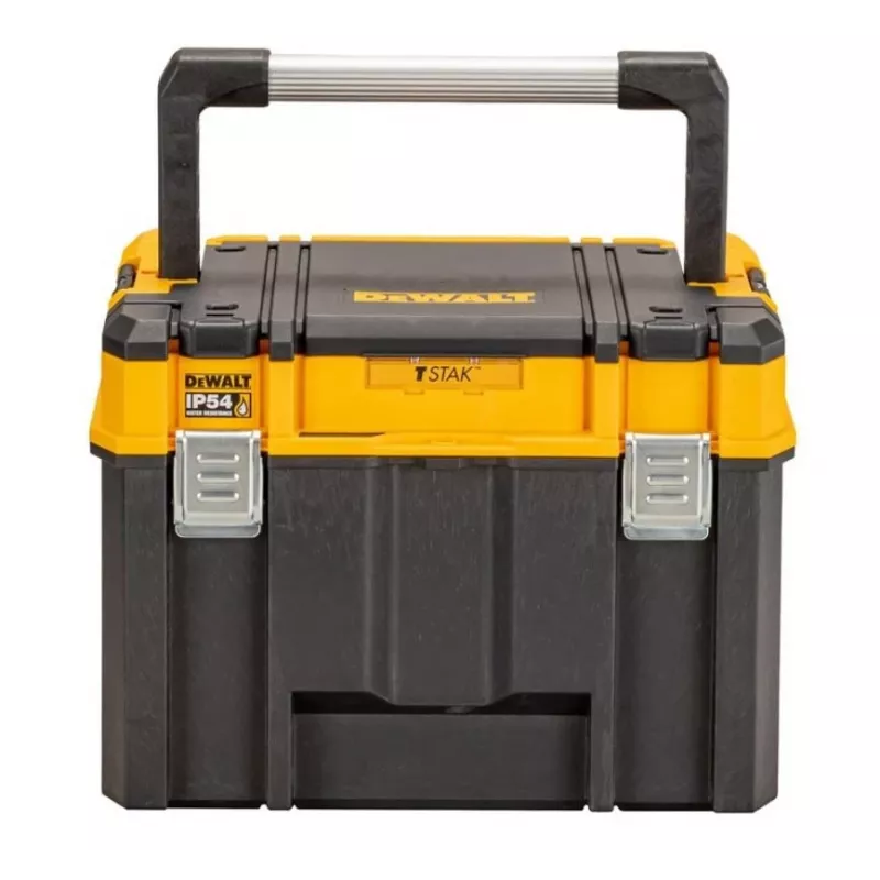 Maletín profundo DeWalt DWST83343-1 TSTAK 2.0, policarbonato, negro/amarillo, 440x333x323 mm