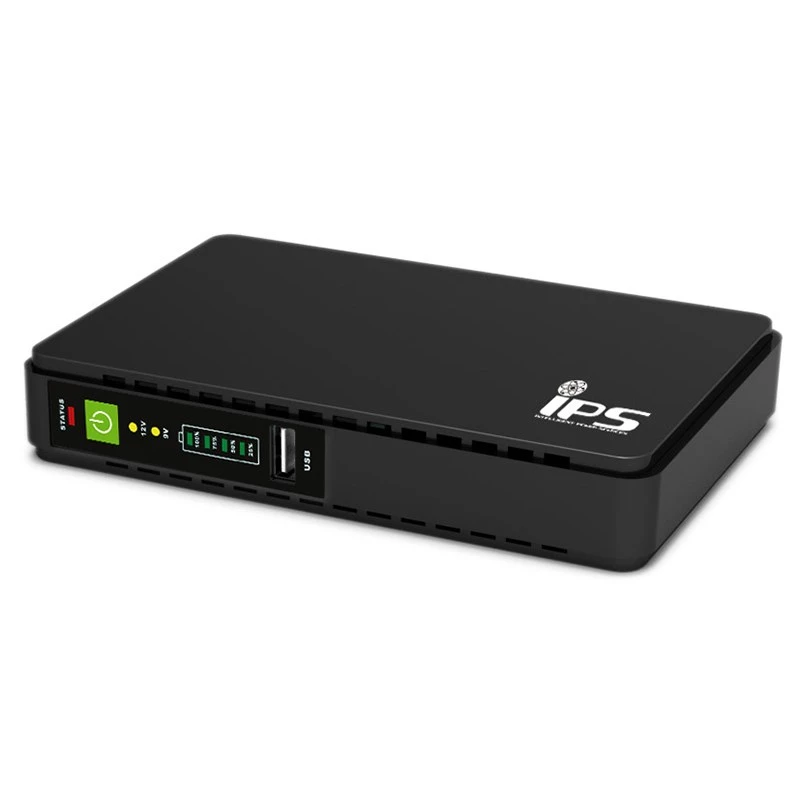 Fuente de alimentación MPL Power RouterUPS-30-PoE 30 W para interiores, 100–240 V, negro, 160×105×28 mm
