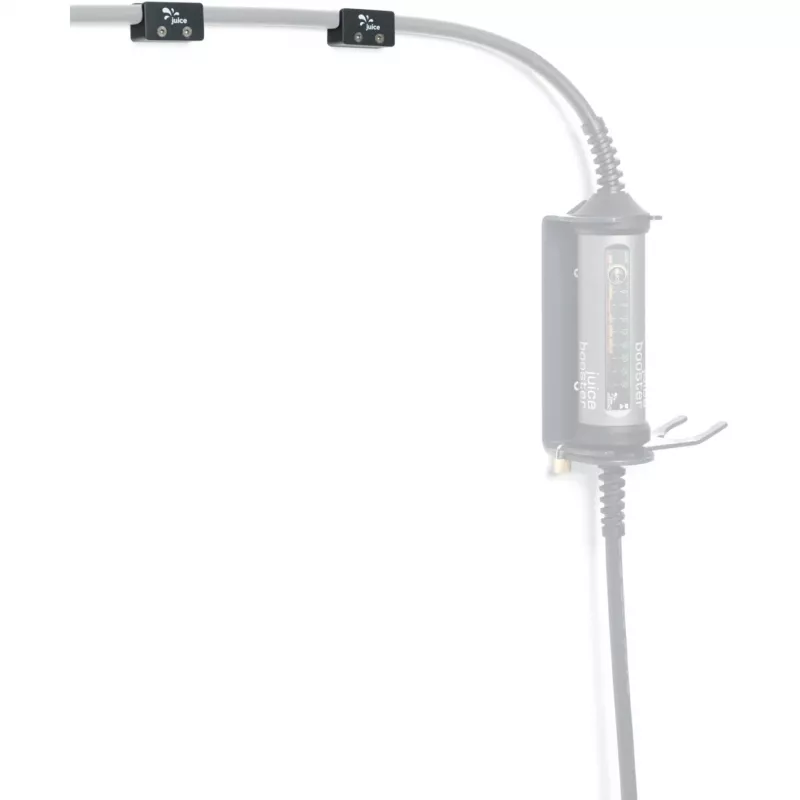 JUICE BOOSTER 2 soporte para cable, gestión de cables antracita, pack de 2
