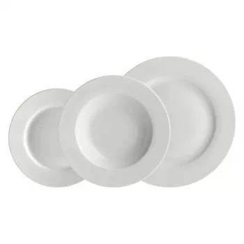 Conjunto de 12 platos con ala