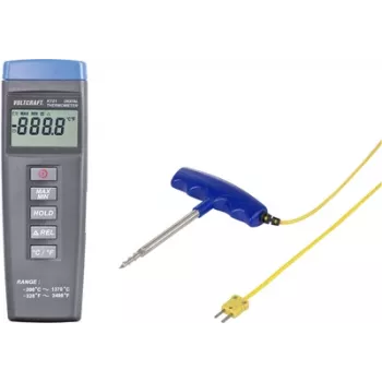 VOLTCRAFT K101 + TP 301 termómetro -200 a +1370 °C sensor Type K