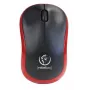 Ratón óptico inalámbrico Rebeltec METEOR rojo RBLMYS00049 USB