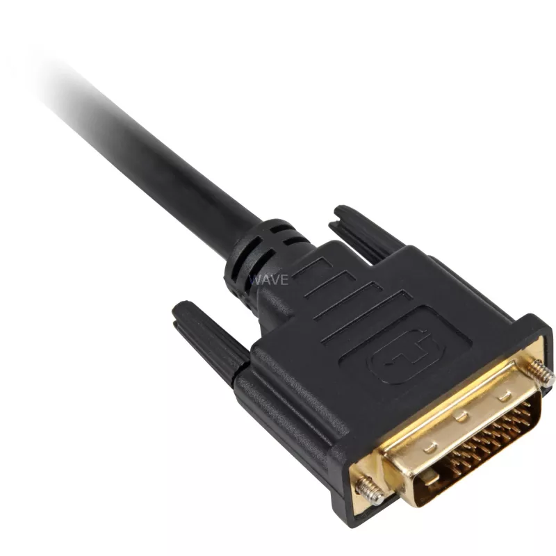 Cable DVI Sharkoon DVI-D/DVI-D (24+1) 1 m