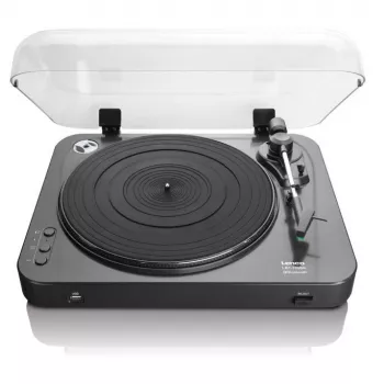 Tocadiscos con transmisión por correa Lenco LBT-120BK Negro Semiautomático
