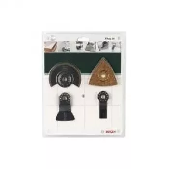 Bosch Starlock set de azulejos 4 piezas, mecanizado de metal, mecanizado de madera, 4 herramientas