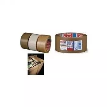 Cinta de embalar Tesa 4124 PVC 75 mm x 66 m, alta adherencia