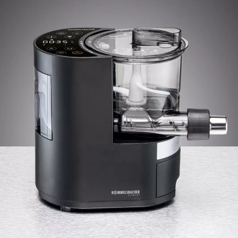 Rommelsbacher Pastarella Máquina de pasta PM 220, batidora de pie - negra - 220 vatios (PM 220)