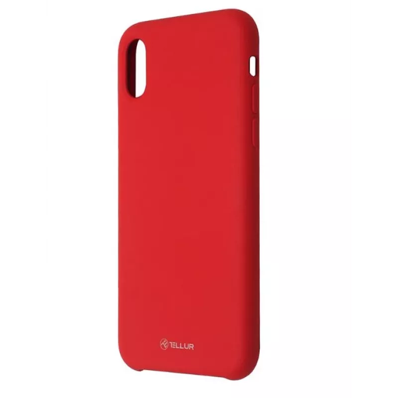 Funda para móvil Tellur Silikon Cover para iPhone XS — Rojo