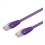 Cable de red Goobay 1,5 m 2x RJ-45 violeta Cat5