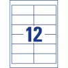 Avery 3659 Etiquetas autoadhesivas Rectangulares Permanente Blanco 1200 uds.
