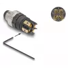 Conector DeLOCK M8 codificación A 4 polos conector macho conexión por tornillo negro